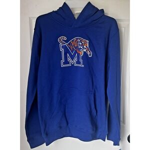 Memphis University Tigers Pullover Hoodie Large 14/16 NWT Boys Girls Unisex‎ BxL